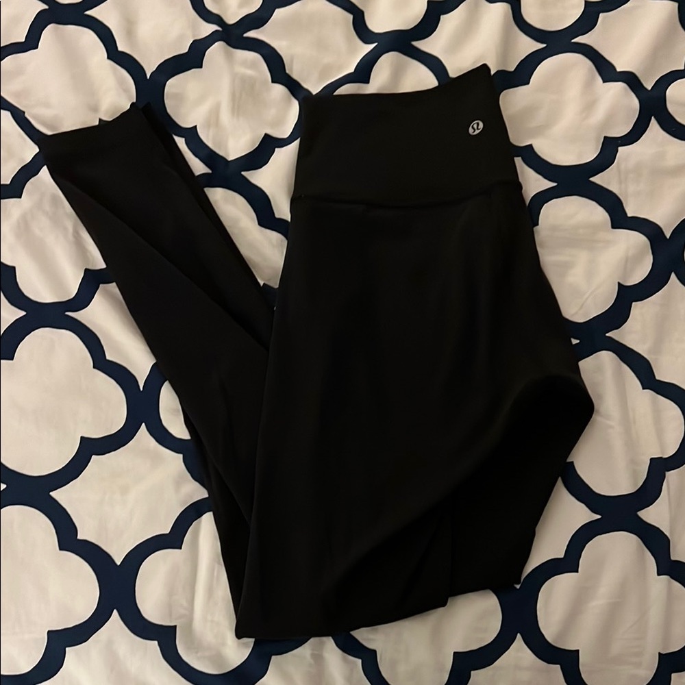 lululemon athletica Black Wunder Under 28” High Rise Leggings
